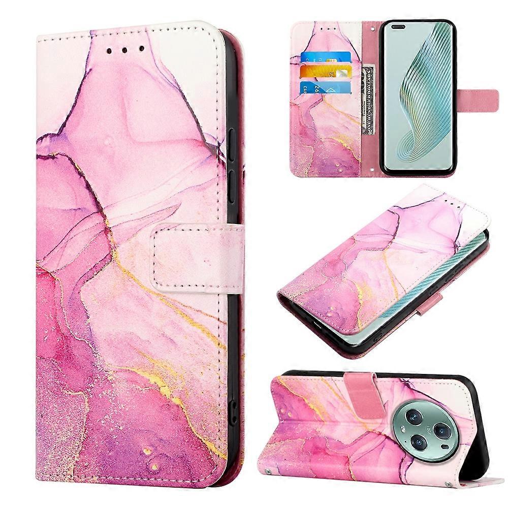 Marble PU Phone Case For Honor Magic5 Pro
