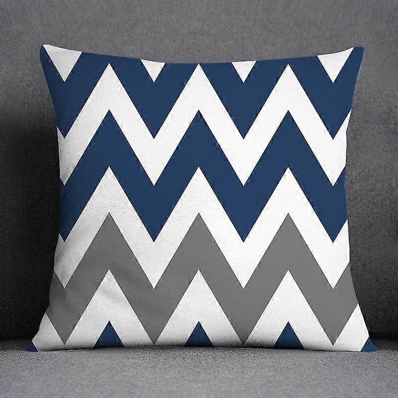 Pillowcase Square Pattern Style-909 Bedroom Sofa Car Cushion Cover Pillowcase