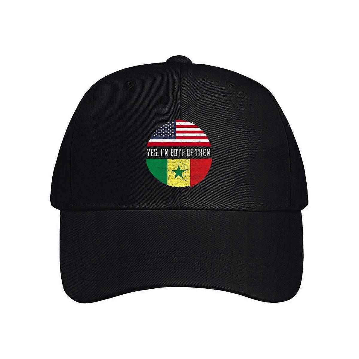 Yes I'm Both Of Them Retro Vintage Baseball Cap