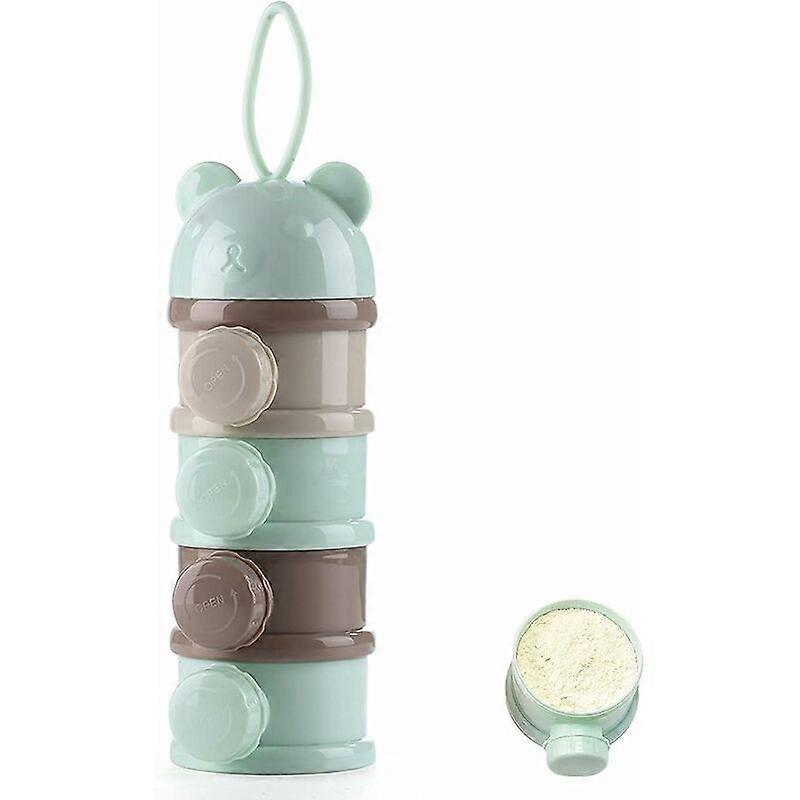 Dww-Boite Lait Poudre Distributeur De Lait En Poudre Rcipient Lait Portable De Grande Capacit Sparable l'Unit 4 Layers Doseuse Poudre De Lait