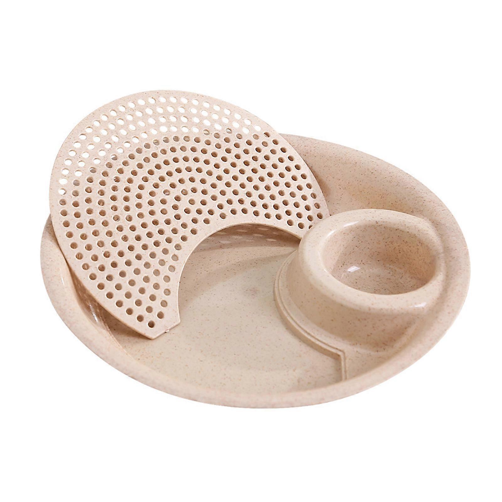 Dumpling Drain Plate Kitchenware Double Layer Fruit Storage Tray