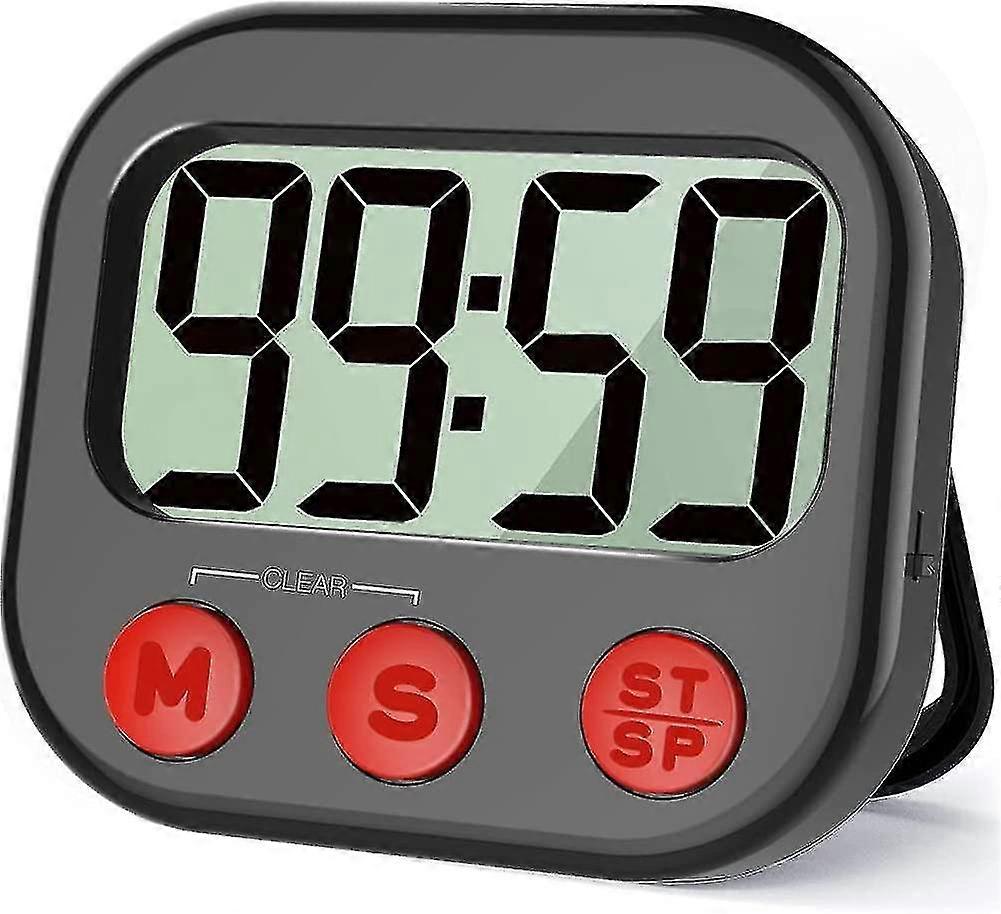 Kitchen Timer, Digital Visual Timer Magnetic Clock Stopwatch Countdown Timer