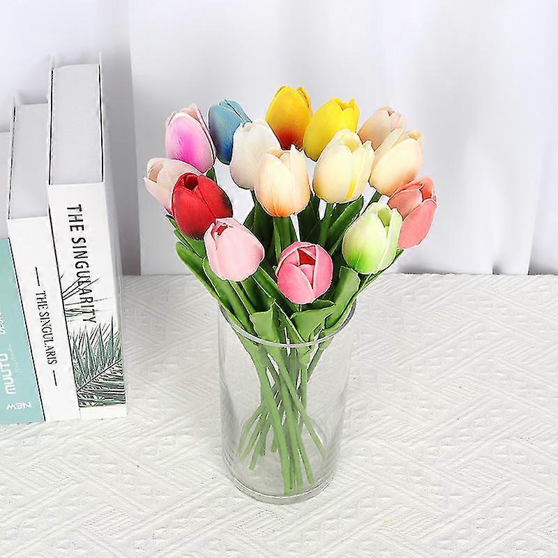 10pcs/set Artificial Tulip Flowers Home Wedding Party Decor Gift Photograph Prop