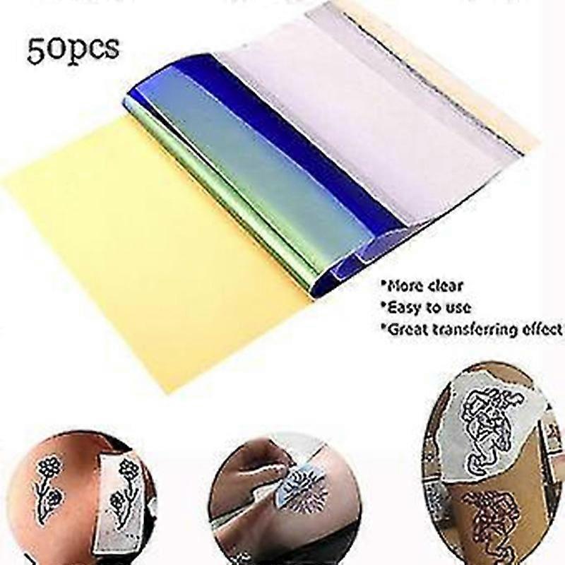 Tattoo Transfer Paper,20/50 pcs Stencil Transfer Paper for Tattooing, A4 Size