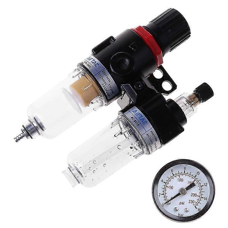 G1 / 4 '' In Linie Luftkompressor Filter Regler Messgerät Abscheide Öl Wasser 1.0mpa