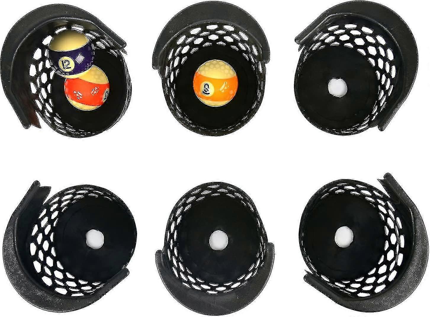 Pool Table Pockets Replacement Pockets For Billiard Table Set Of 6 Plastic Web Pockets