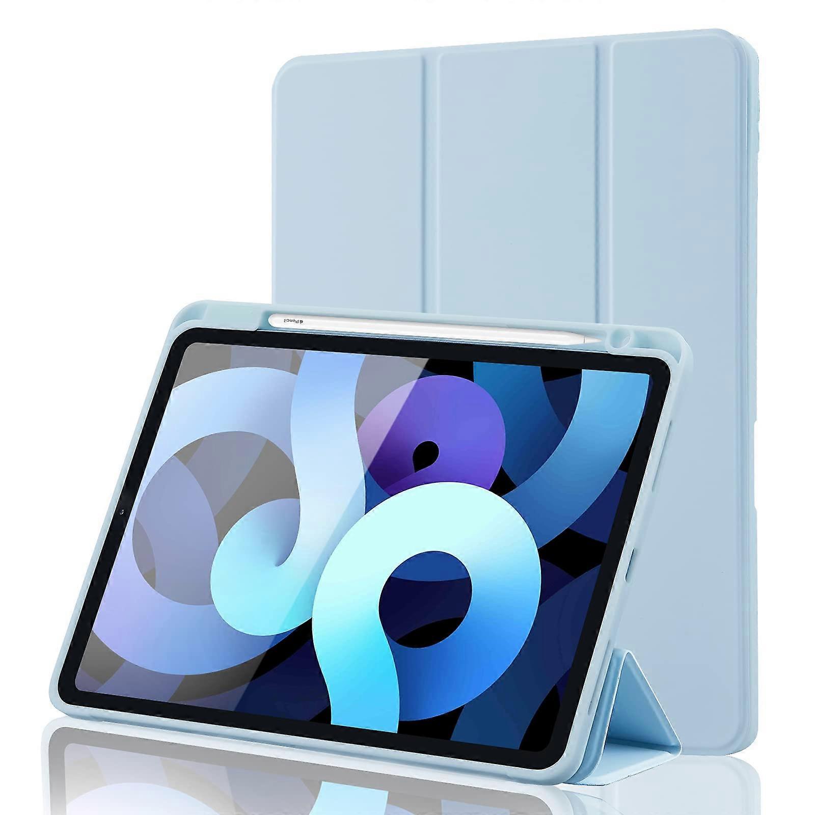 Pour Tech-Protect iPad 10.9 2022 Fodral SmartCase Bleu Ciel