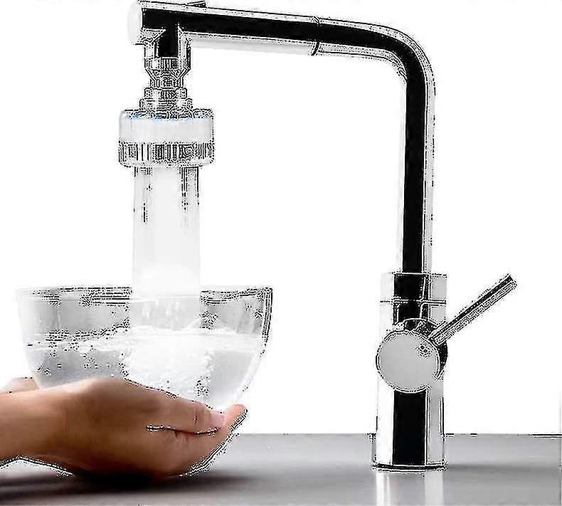 Water Filter For Kitchen Faucet, Water Saving Purifier Anti-limescale Anti-splash, 360 Swivel Universal