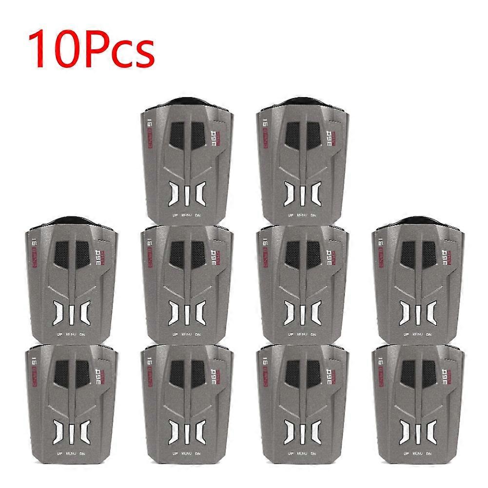 10-1 stuks 2 in 1 Auto GPS Radar Detector V9 Antiradar Signature Mode X K VG KA Laser Bands Radar Detectoren voor Russisch en Engels