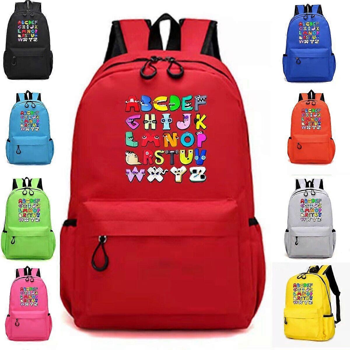 Nowy plecak Alphabet Lore Schooltor Duża pojemność Casual Bag Prezenty dla studentów