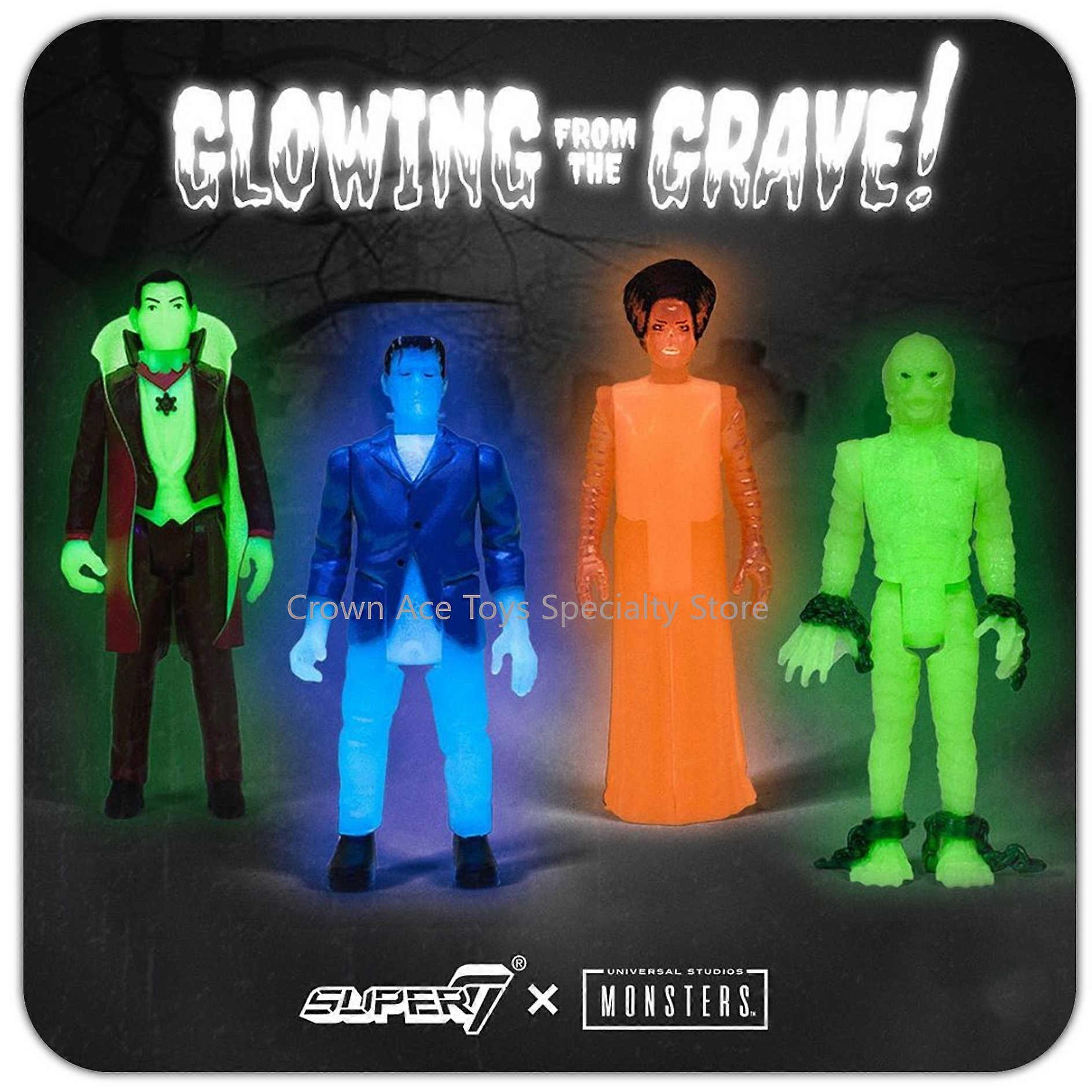 In Stock Super7 Universal Horror Bride of Frankenstein Count Dracula Revenge of The Creature 3.75in Action Figure Trendy Toys