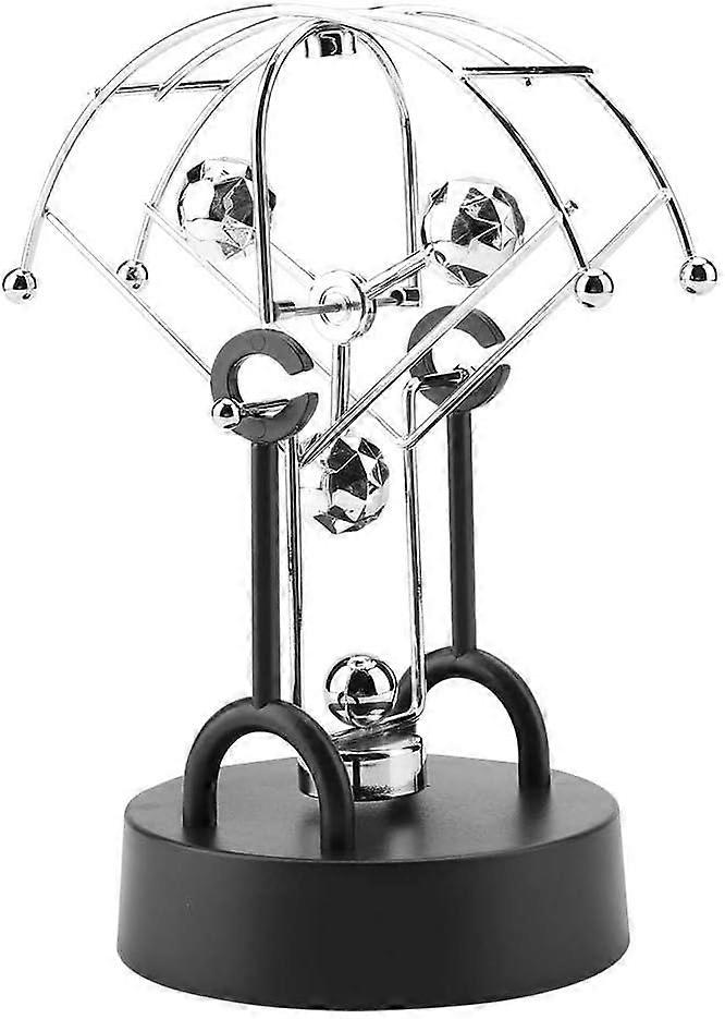 2025 Suitable Perpetual Motion Fan Shaped Battery Powered 360 Never-Stop Bilateral Rotation Physical Swing Toy Motion SwingingFor Office Home Decorati
