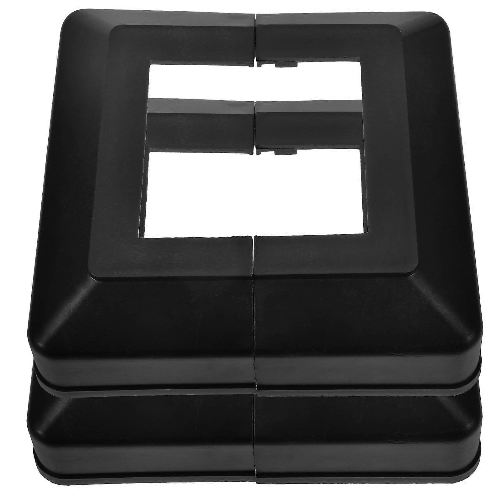 2 pz Colonna Wrap Per Portico Ringhiera Post Cap Recinzione Post Sleeve Split Post Cap