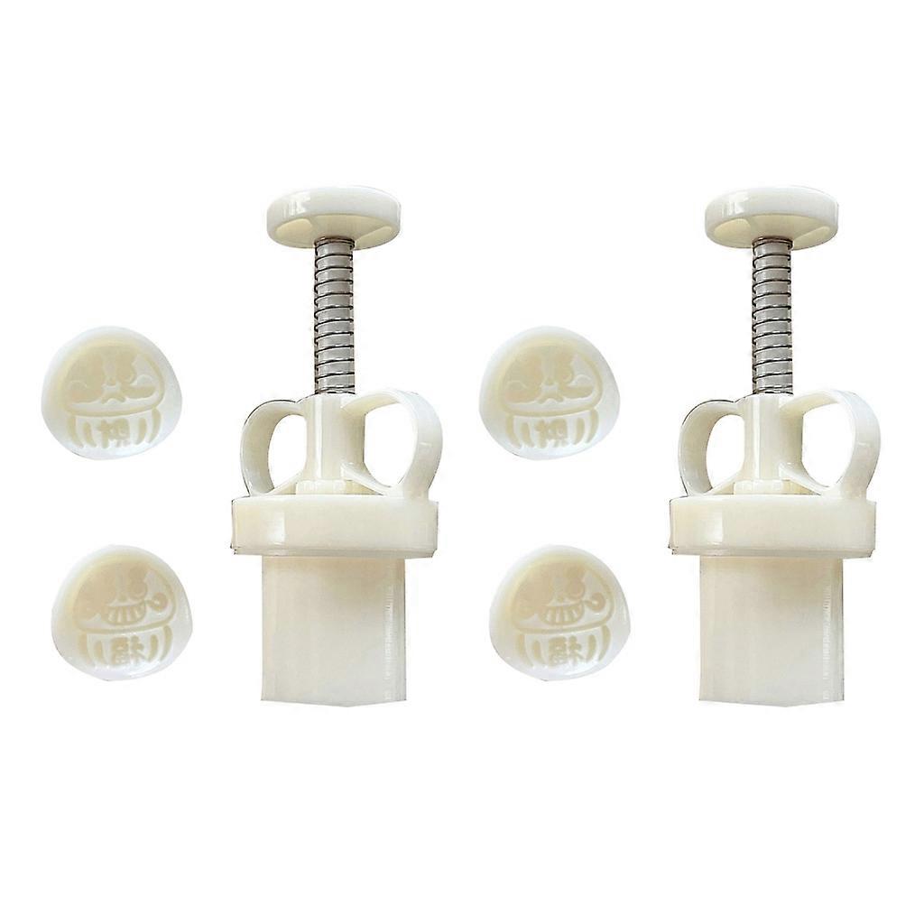 6Pcs Mid-Autumn DIY Pastry Tool Oak Fruit Shape Mooncake Maker Cookie-Stamp