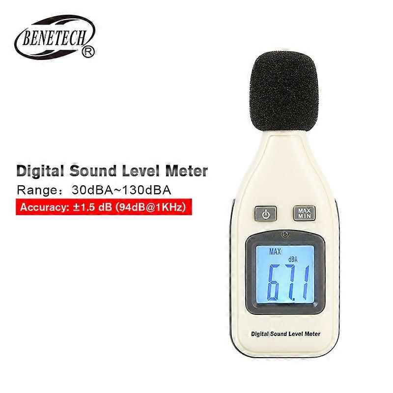 Standard Intelligence Gm1351 Mini Digital Noise Meter Decibel Meter Handheld Sound Level Meter Noise Tester Sound Measuring Instrument