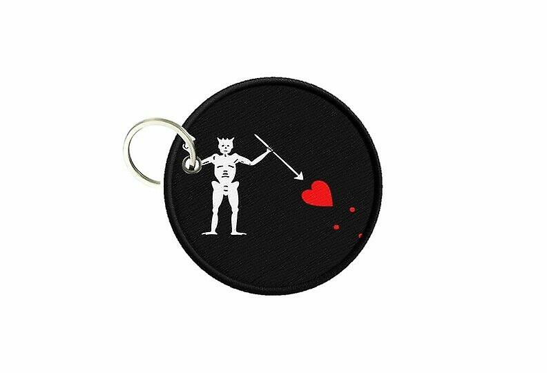 Keychain keys pirate flag ed teach printed round round roundcard