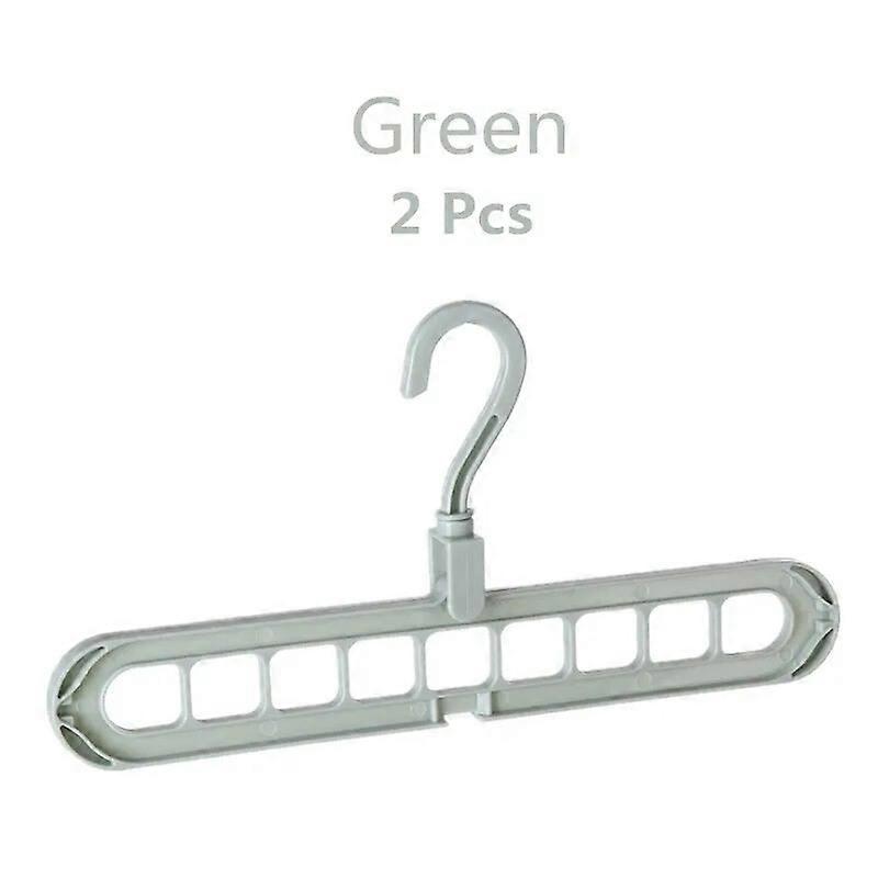 2pcs Magic Multi-port Support hangers for Clothes Drying Rack Multifunction Plastic Clothes rack drying hanger Storage Hangers