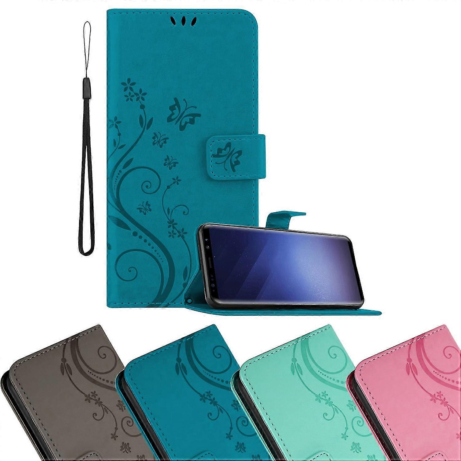 Case for Samsung Galaxy S9 Foldable Phone Case - Cover - with Stand Function and Card Tray