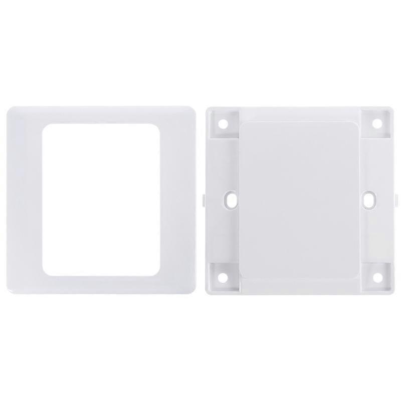 Electric Wall Switch Socket Blank Cover Panel Whiteboard Abs Outlet Plate Bezel Tool 86x86mm