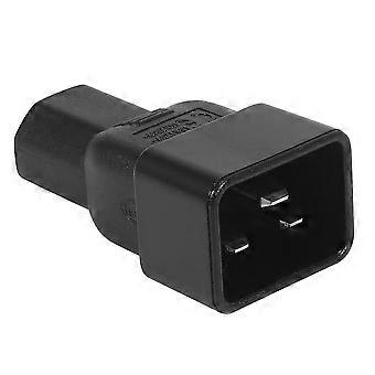 Beige farge IEC 320 C13 til C20 AC-adapter, IEC 15a til 10a, 16a til 10a AC-omformer, C20 16a til C13 10