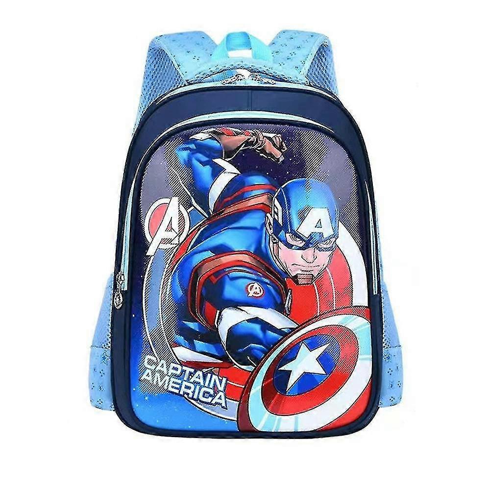Lapset Tytöt Pojat Jäädytetty Elsa Spiderman Iron Man Kapteeni Amerikka Reppu Olkapää Koululaukku Reppu Lahjat