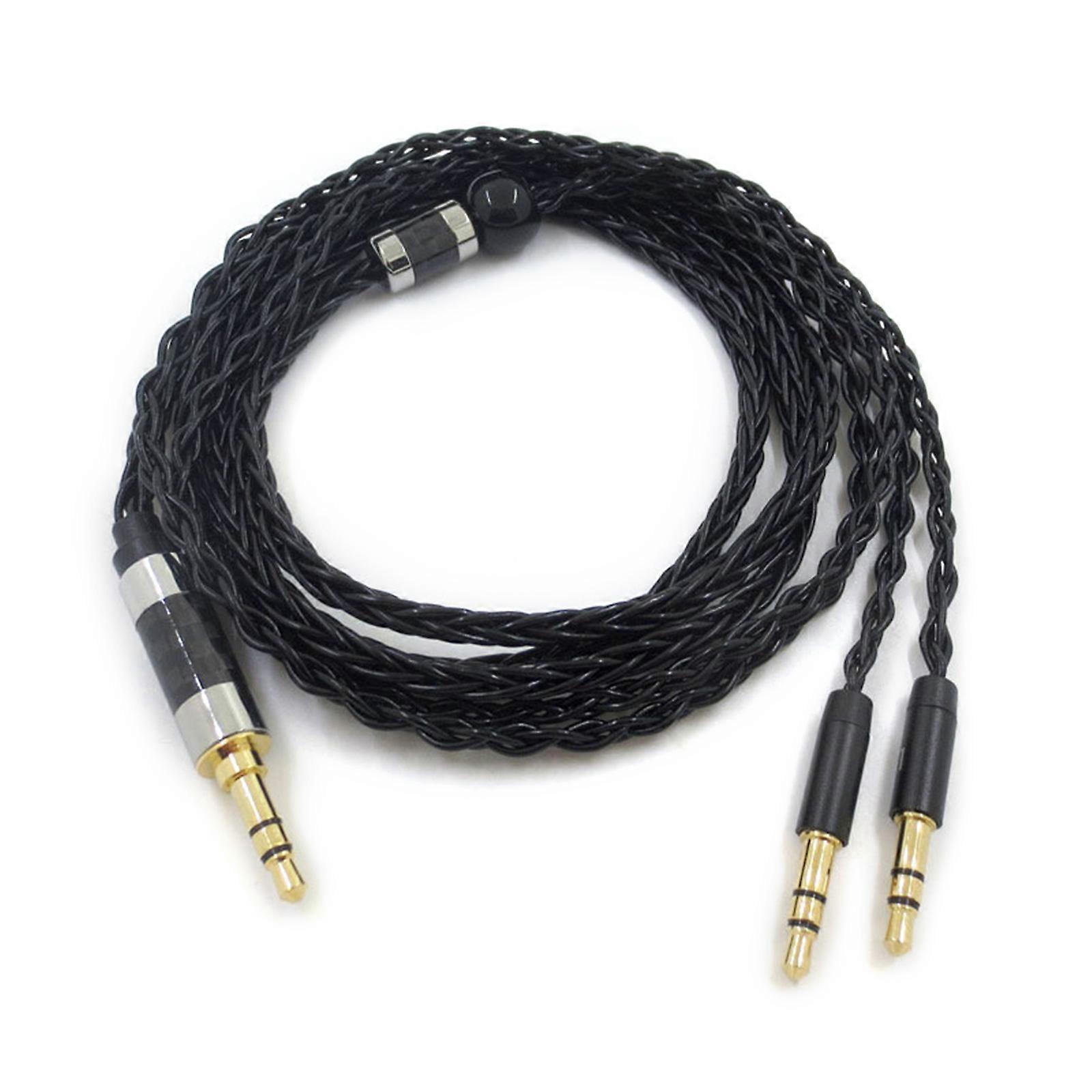 Cabo de fone de ouvido para AH-D600, AH-D7200, AH-D7100 8 Core Audio Cord