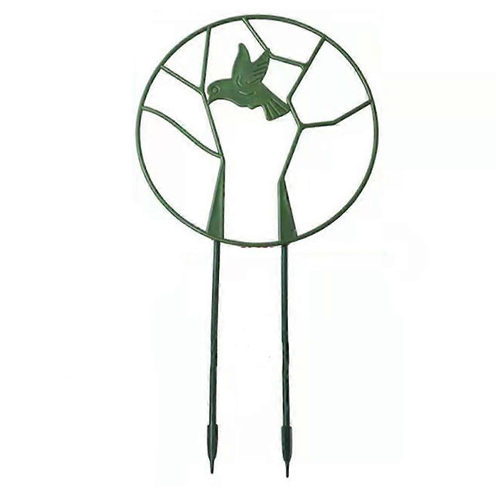 Bird Garden Trellis for Climbing Plant Round Plant Vine Trellis Iron Support Frame with Rustproof Coating Plants Climbing Holder Rack