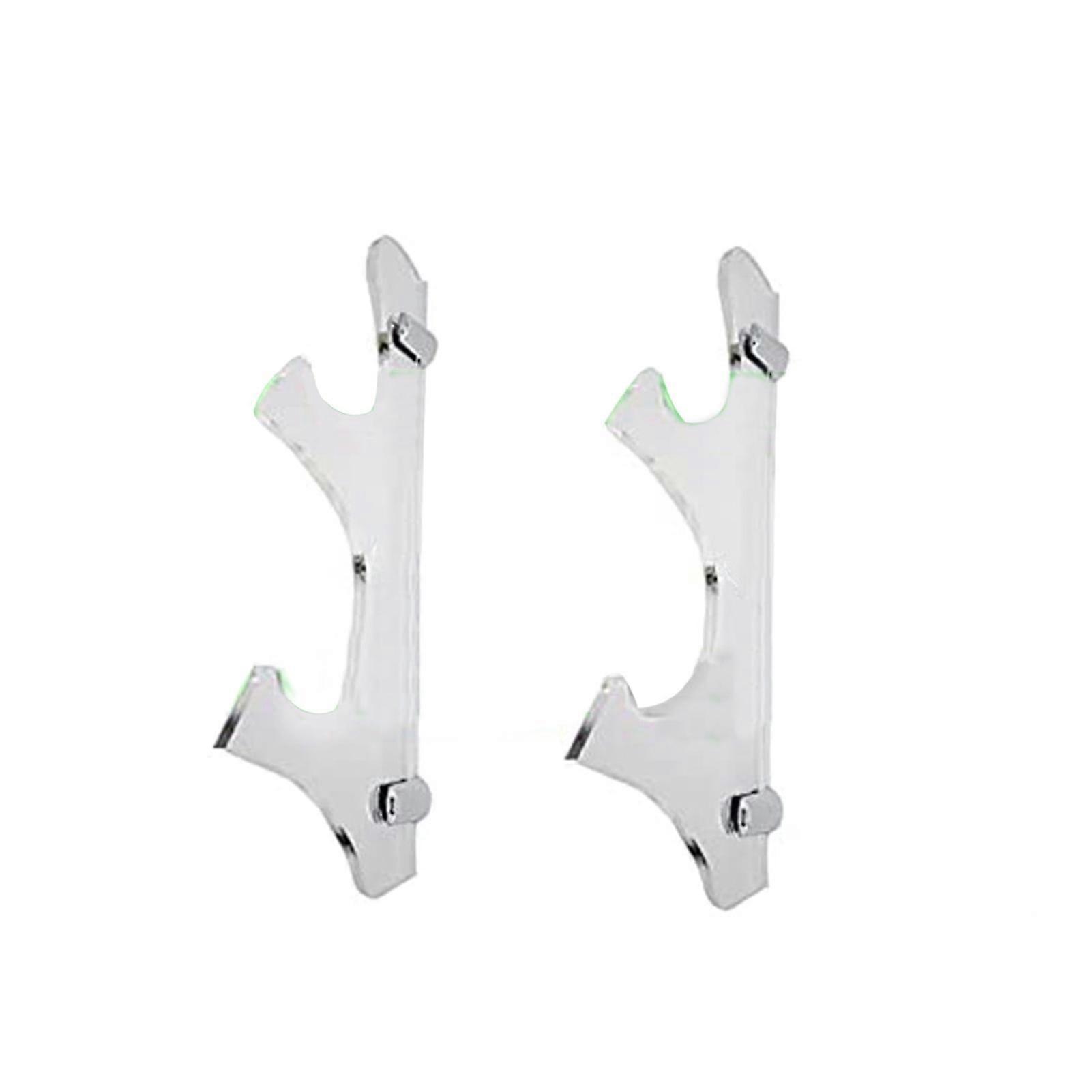 1セットソリッドソードスタンド軽量アクリル固定しっかりと壁掛けソードホルダー家庭用