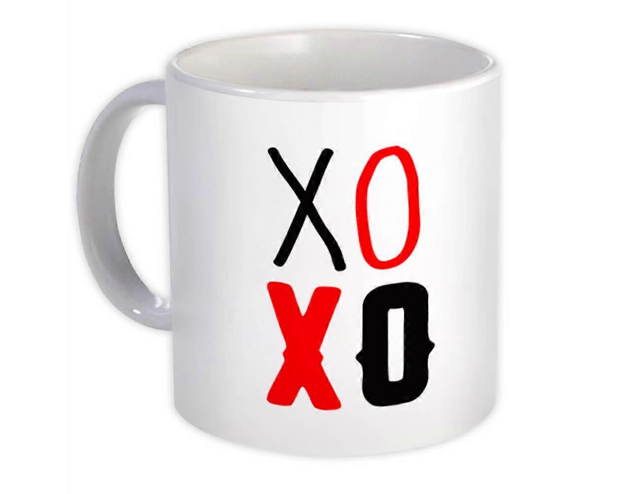 Gift Mug: Red Black XoXo Valentines