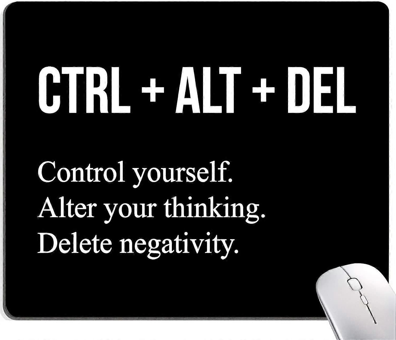 Mouse Pad, Motivational Mouse Pad Inspirational Quotes, Mouse Mat Square Waterproof Mouse Pads, Non-