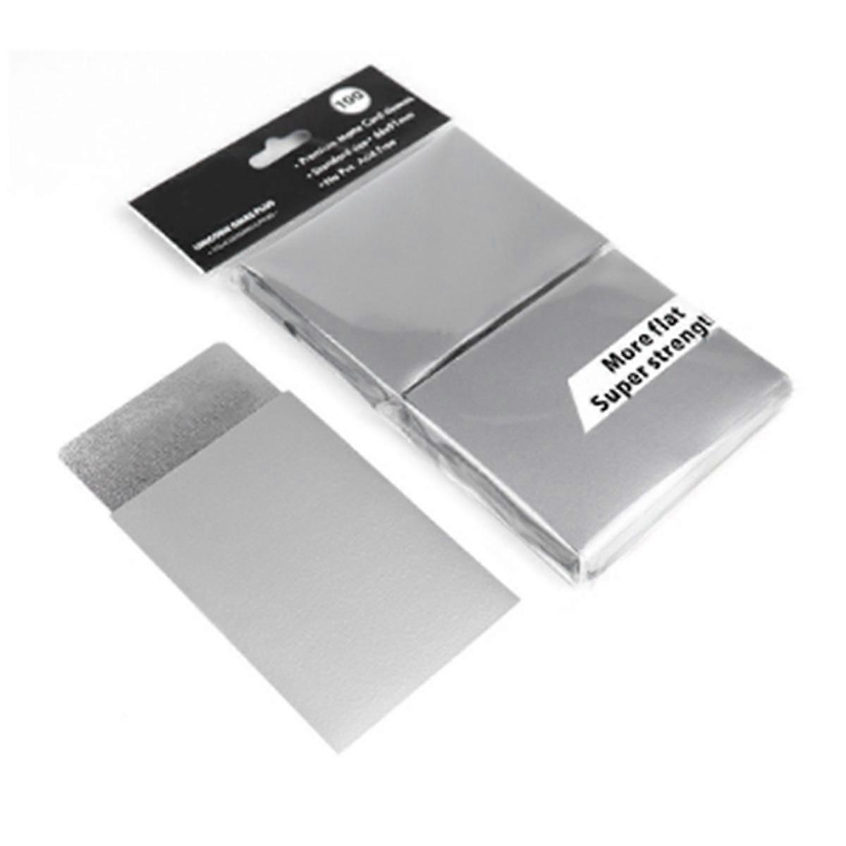 100Pcs 2.5x3.5In Premium Trading Card Sleeves Standard Sized Board Game Cards for Magic Gathering L