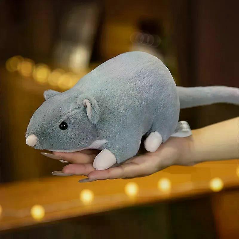 32cm New Mini Soft Plush Simulation Mouse Plushie Doll Stuffed Rat Plush Animal Toy Mascot Peluche Mouse Doll for Pet