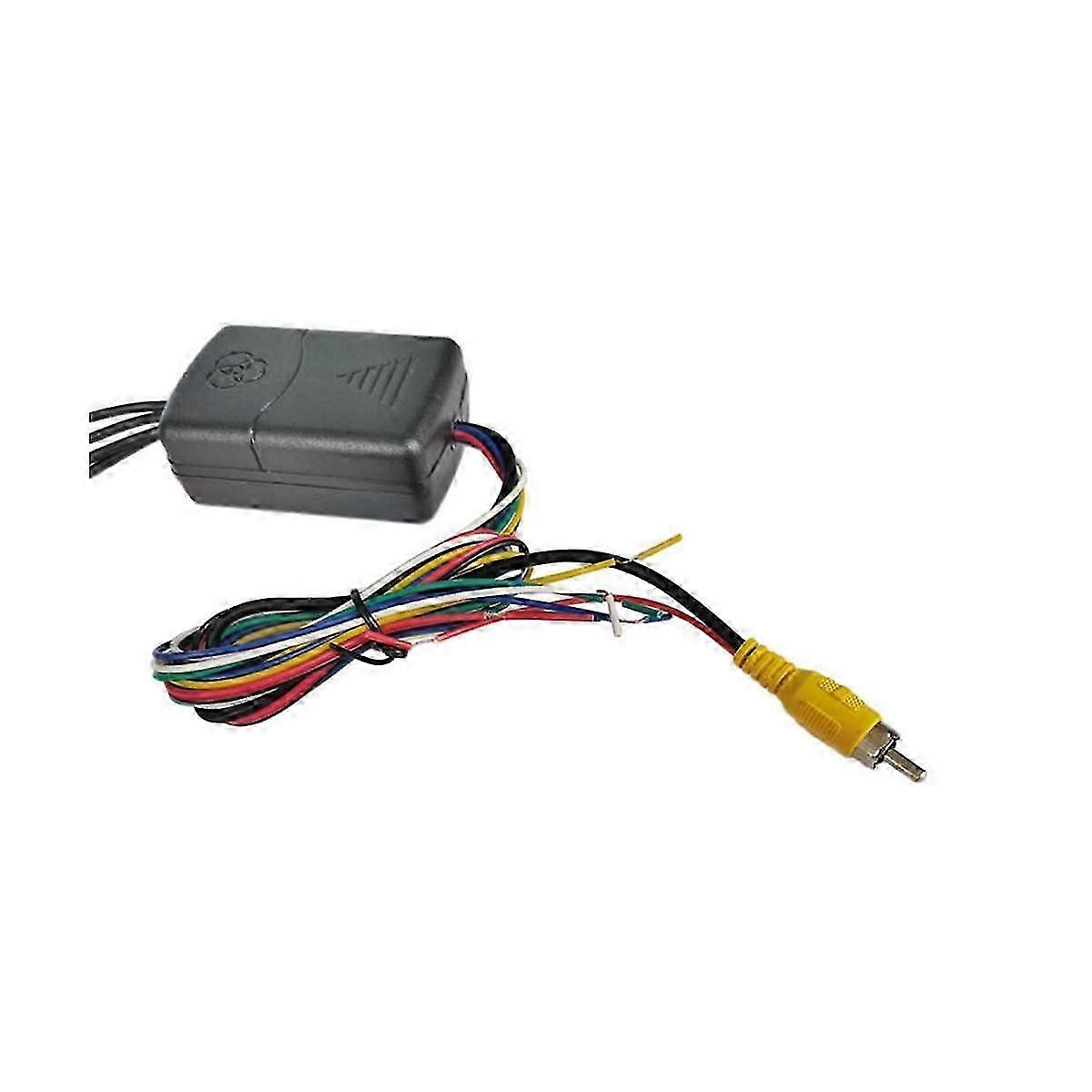 4 Cameras in 1 Video Control Image Combiner Channel Converter Box suitable for Car Driving System Front Rear