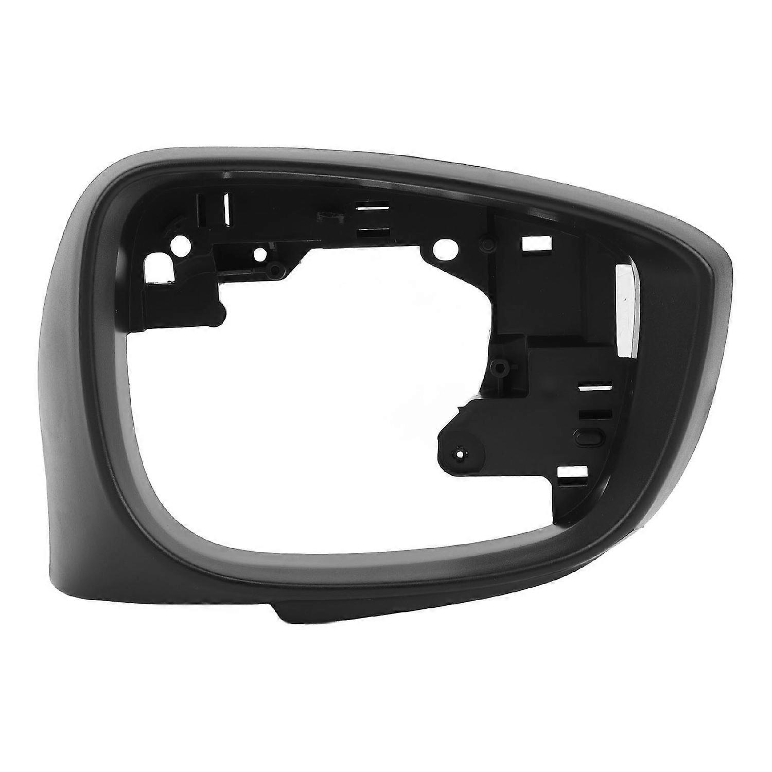 Side Mirror Cover Frame Black Decorative Door Side Wing Rearview Mirror Frame Replacement for Mazda 