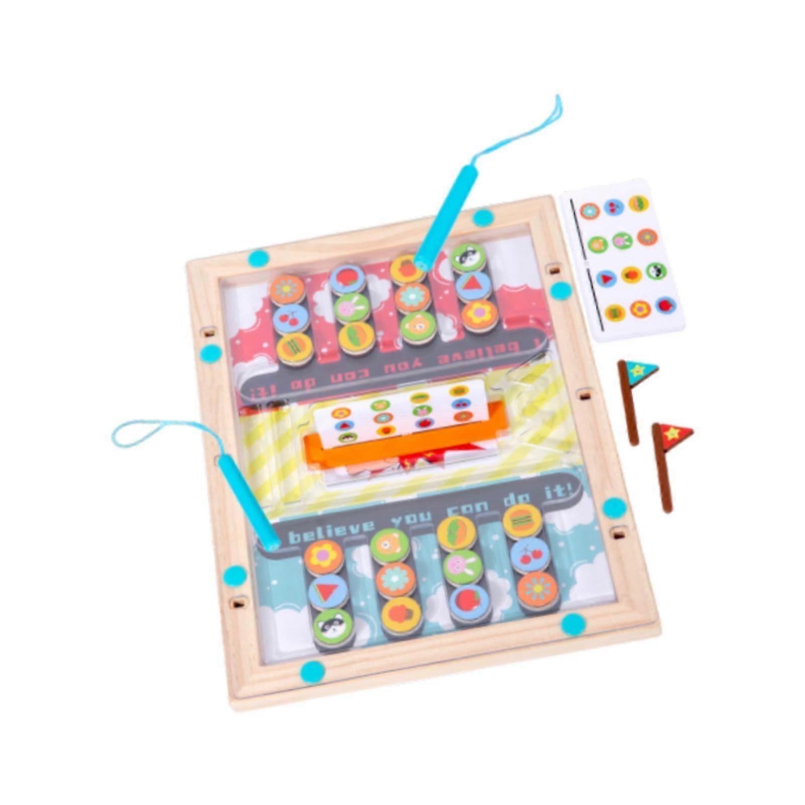 Pattern Matching Maze Game Kit Four Color Battle Game for Home Gift Children