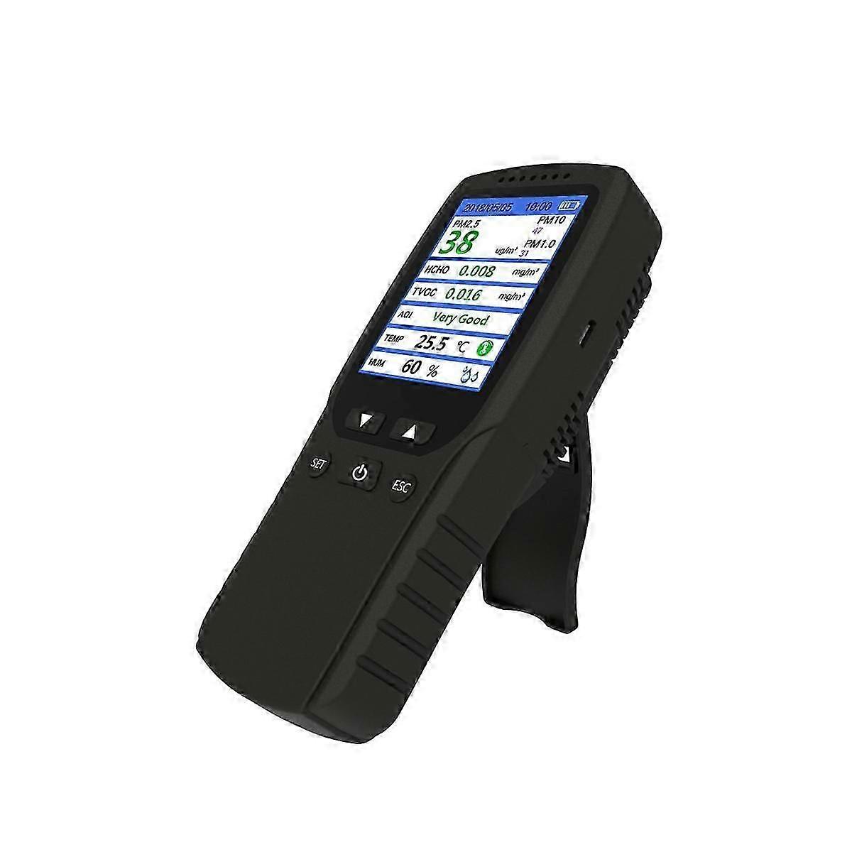 Luftkvalitetsmonitor, indendørs luftforureningsmåler Mini støvtester