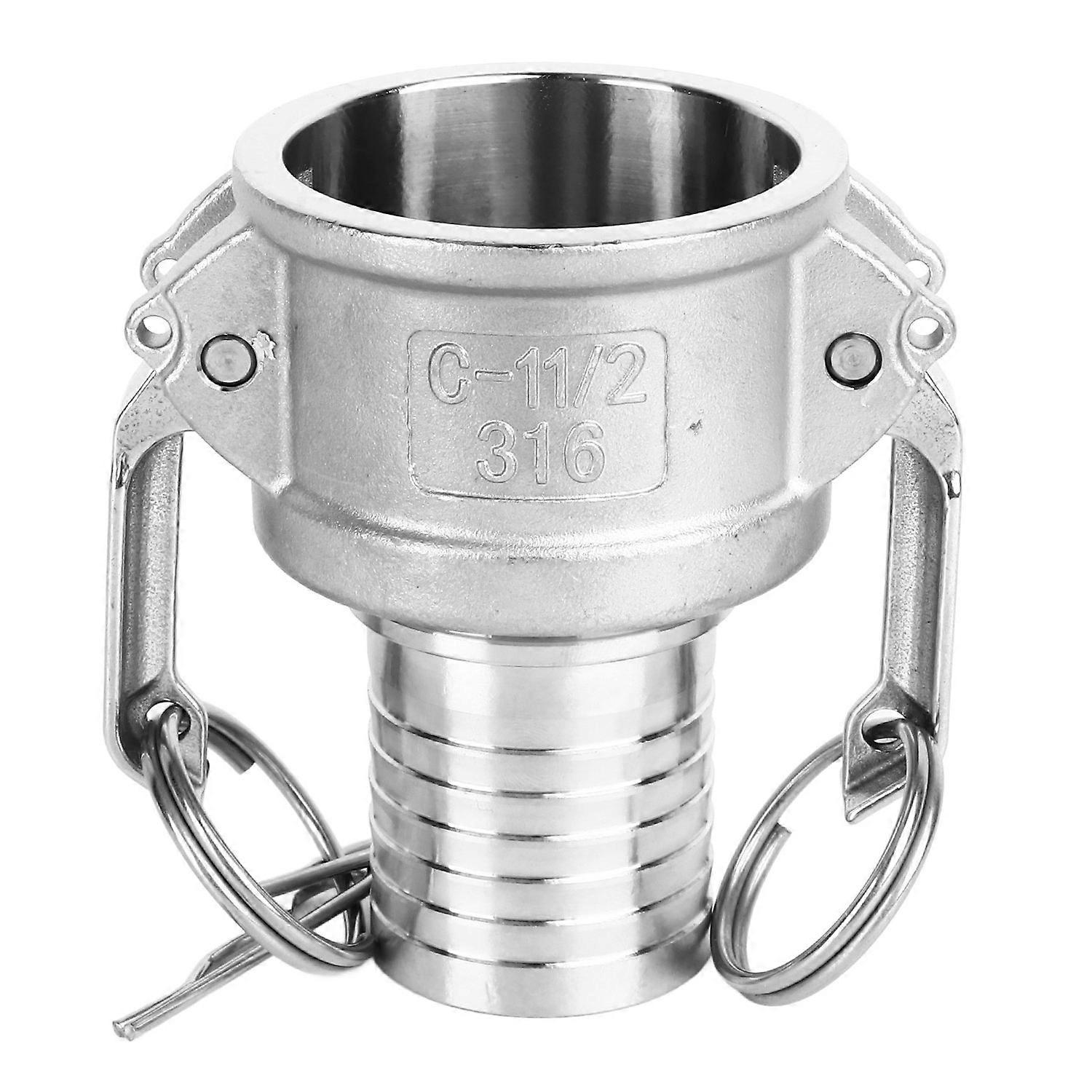 1.5in Camlock Fitting Stainless Steel Quick Install Female Cam Lock Hose Fitting for Pipe Connecting
