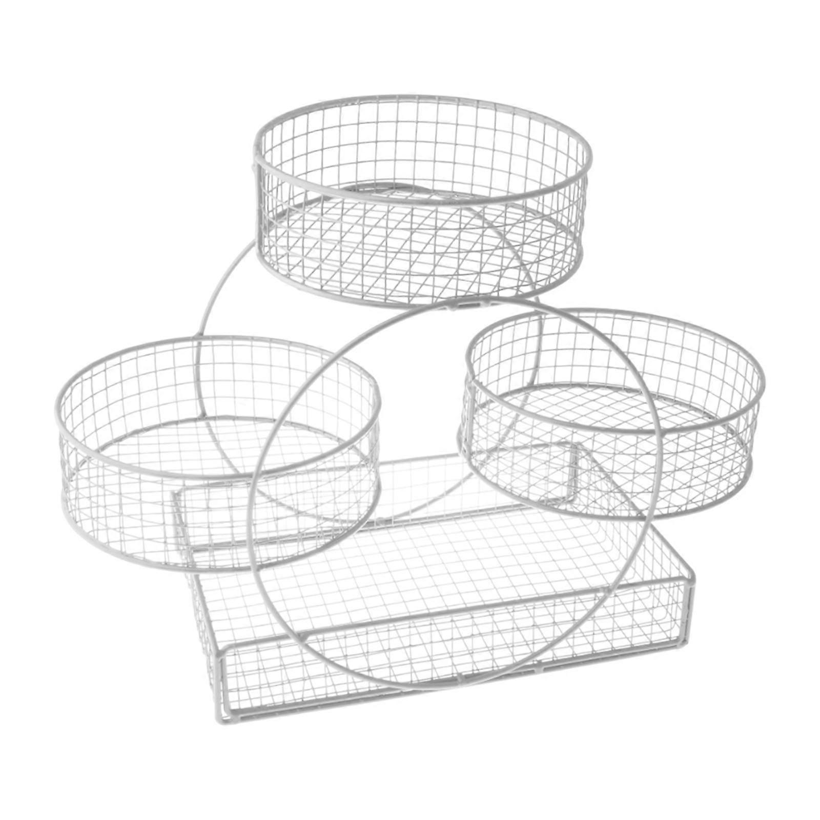 Multi Layer Fruit Basket Kitchen Countertop Rack Multiuse Fruit Bowl Vegetable