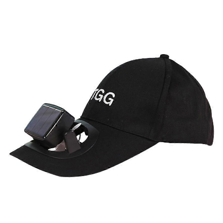 Cooling Sun Cap with USB and Solar Charging Fan