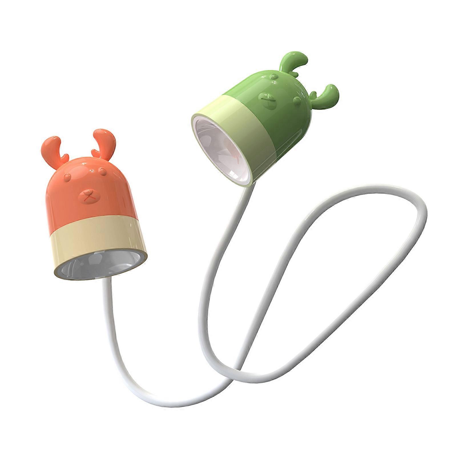 Creative Desk Light, Mini LED, Orange Green