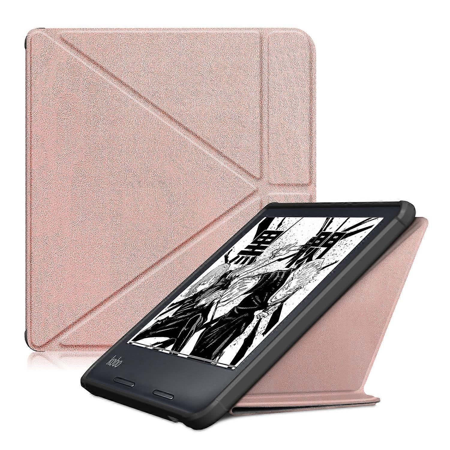 Multi-folding Leather Tablet Case For KOBO Libra2 2021