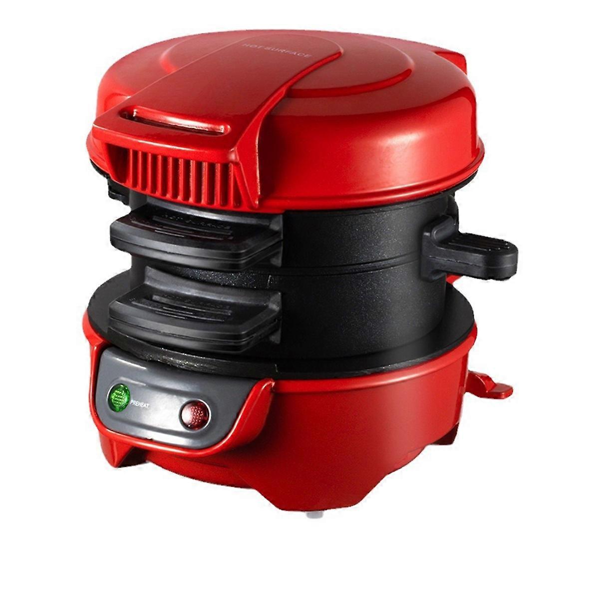 Household Breakfast Machine Hamburg Maker with Egg Cooker Ring Machine Bread Sandwich Machine Waffle Machine EU Plug