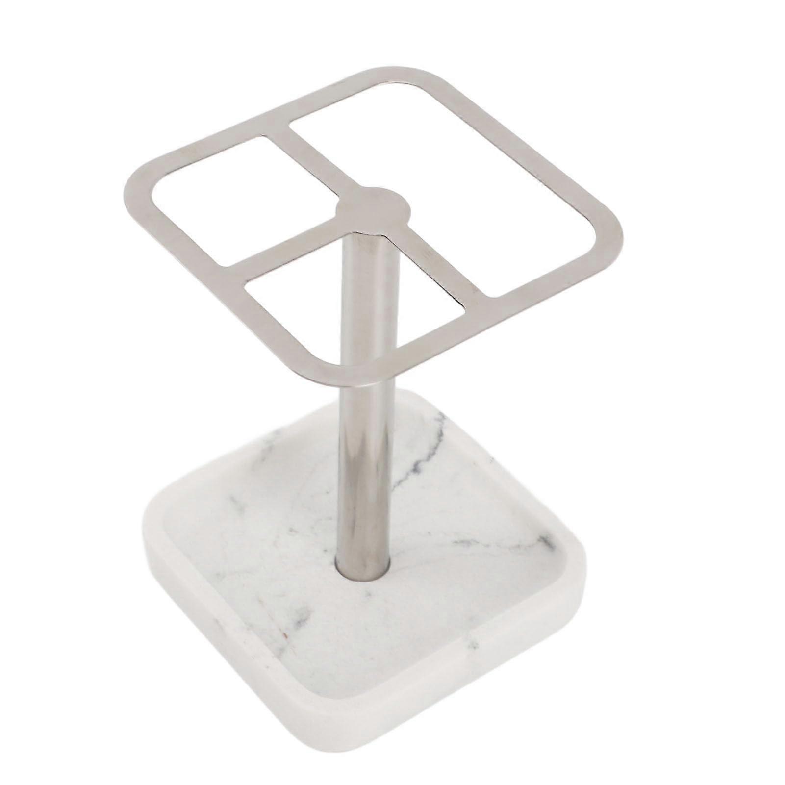 Stainless steel toothbrush holder with rustproof design for bathroom storage