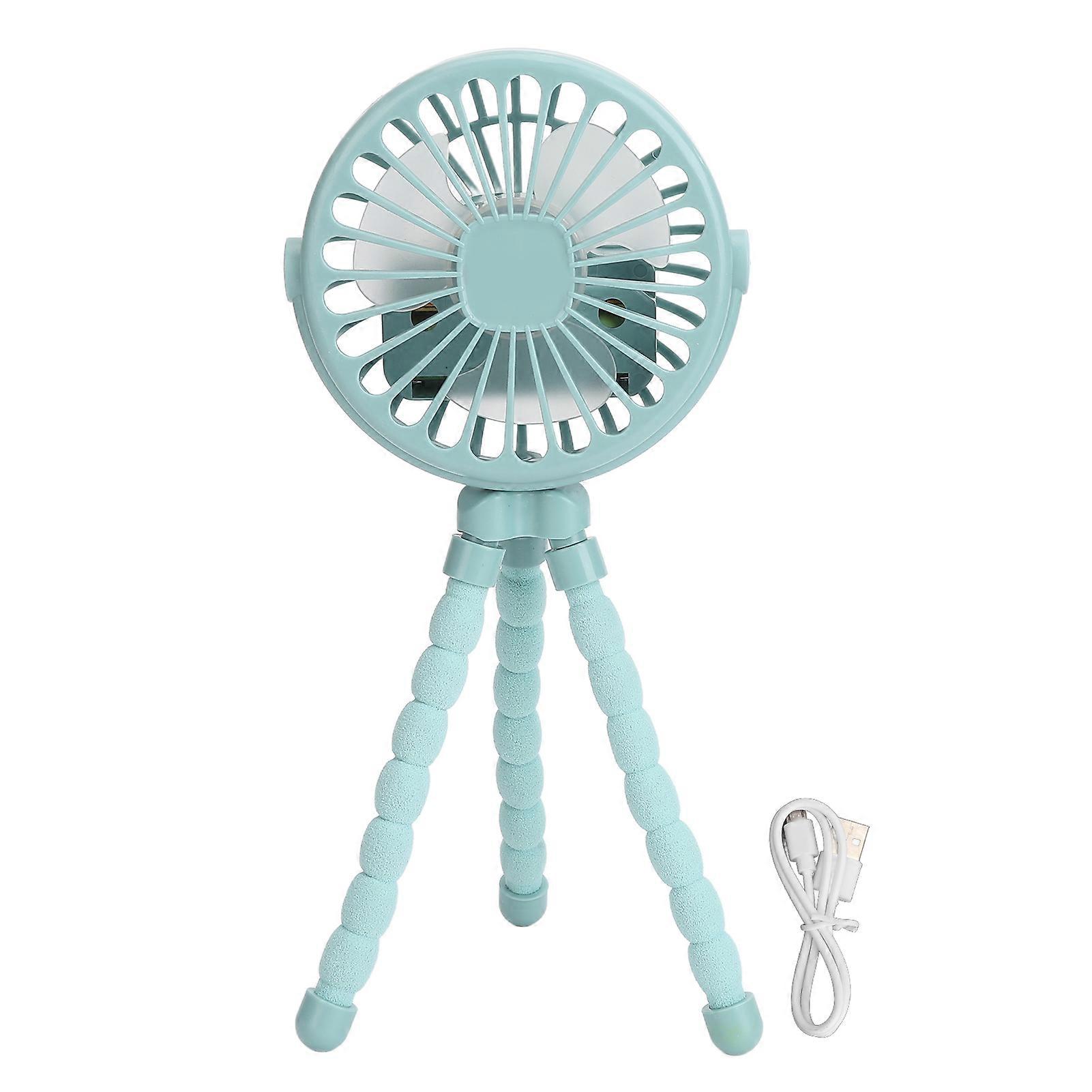 Stroller Fan Portable Mini Standable & Twistable 3-Speed Fan