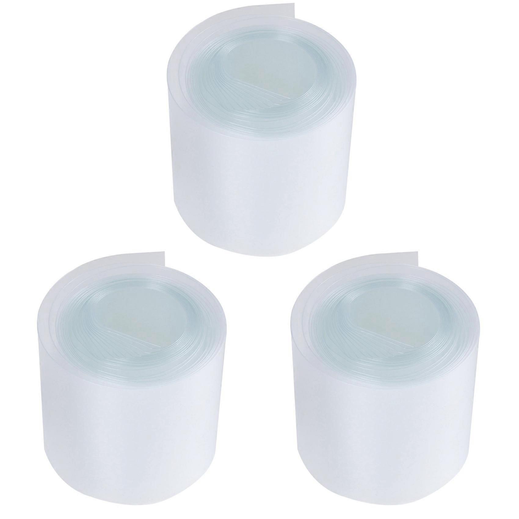 PVC θερμοσυστελλόμενη σωλήνωση, 3pcs, μήκος 2M, διάμετρος 43mm, σαφής, για 1 x 26650 μπαταρία