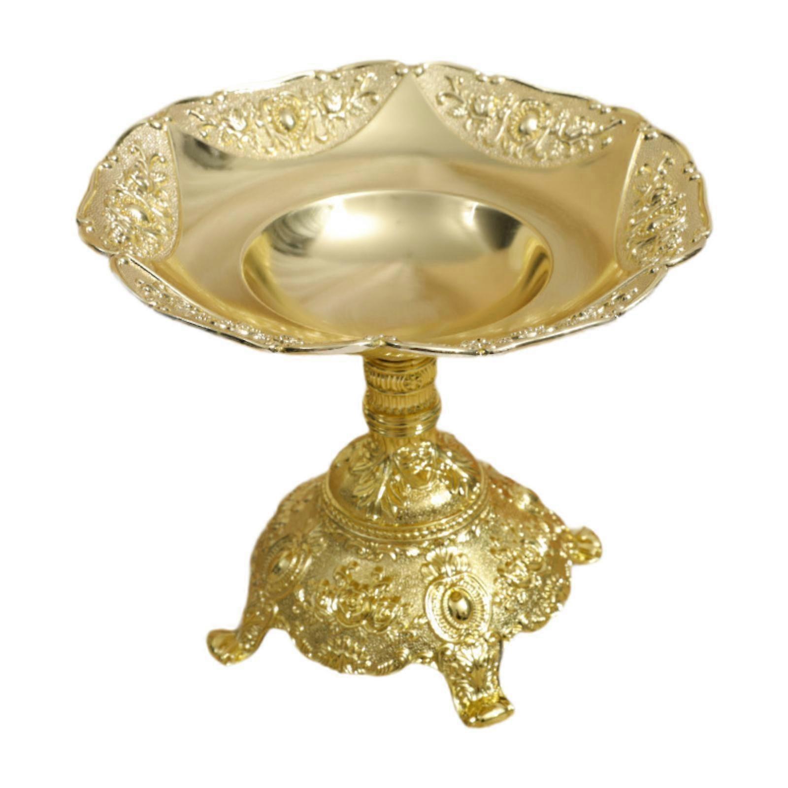 Footed Bowl Serving Tray Practical Elegant Lightweight European Fruit Tray