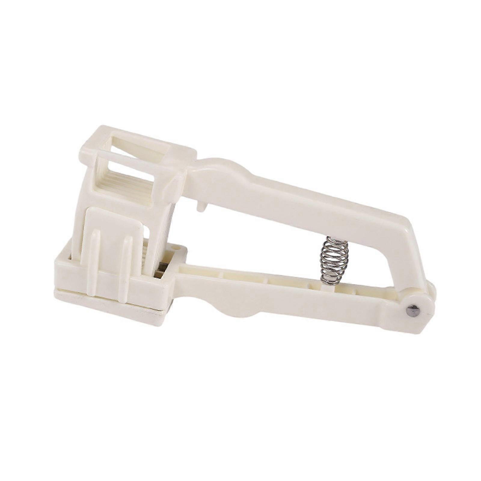 Efficient Tool for Garlic and Gingers Slicing Vegetable Chopper Squeezing Divider for Everyday Cooking Kitchen Accessory  White