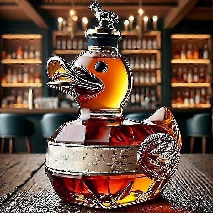 Funny Whiskey Decanter, Funny Whiskey Duck Bottle, Red Wine Decanter, Unique Container for Scotch Whiskey, Whiskey Water Vessels 10*7.6cm Wine Decante
