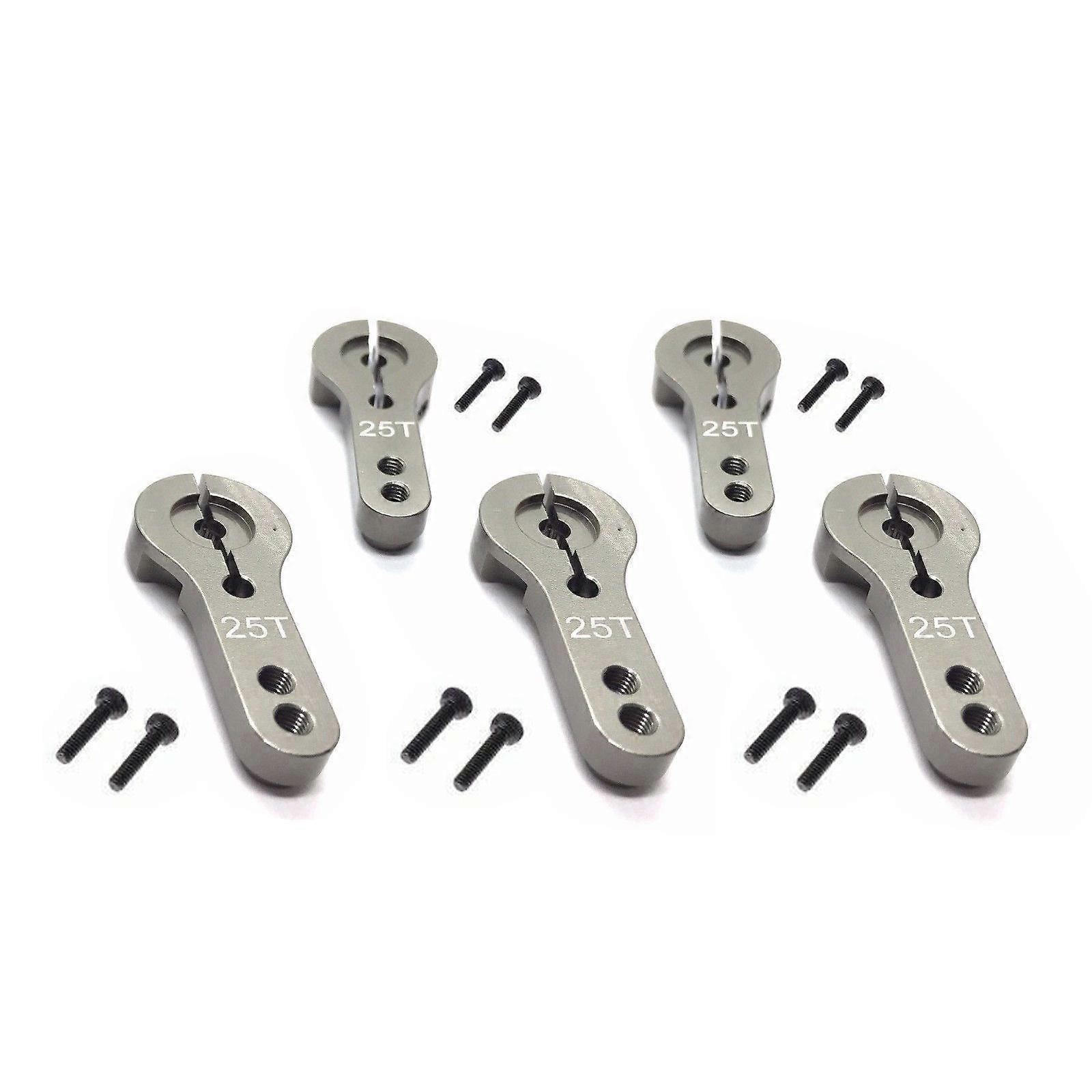 Nye 5PCS 25T M3 metall RC servo arm horn for futaba savex xcore power