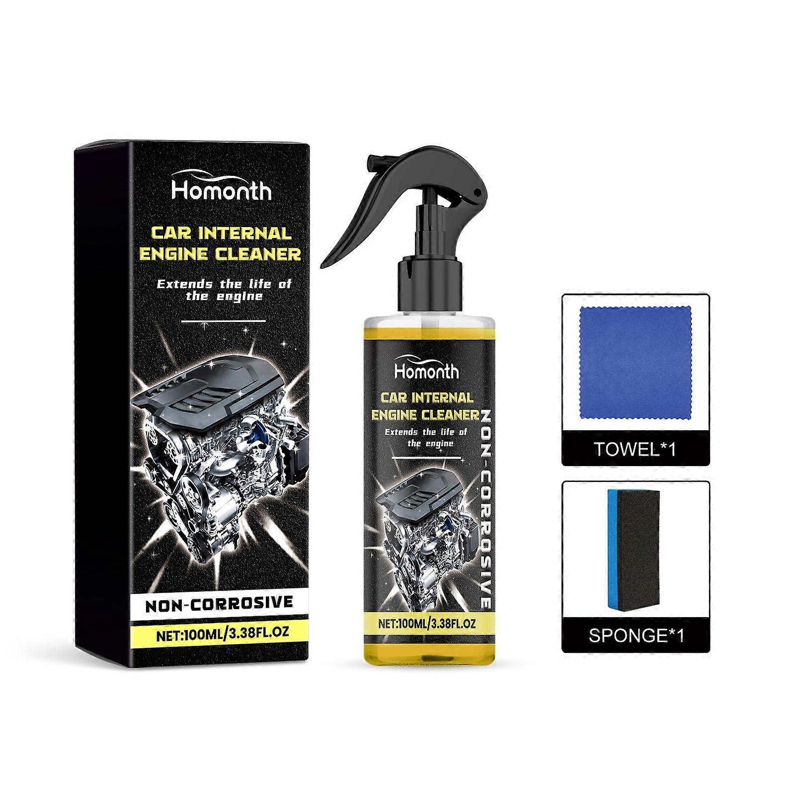 Homonth Automobile Engine Cleaner Car Engine Compartment Deep Decontamination And Mud Removal-Free Cleaning Agent